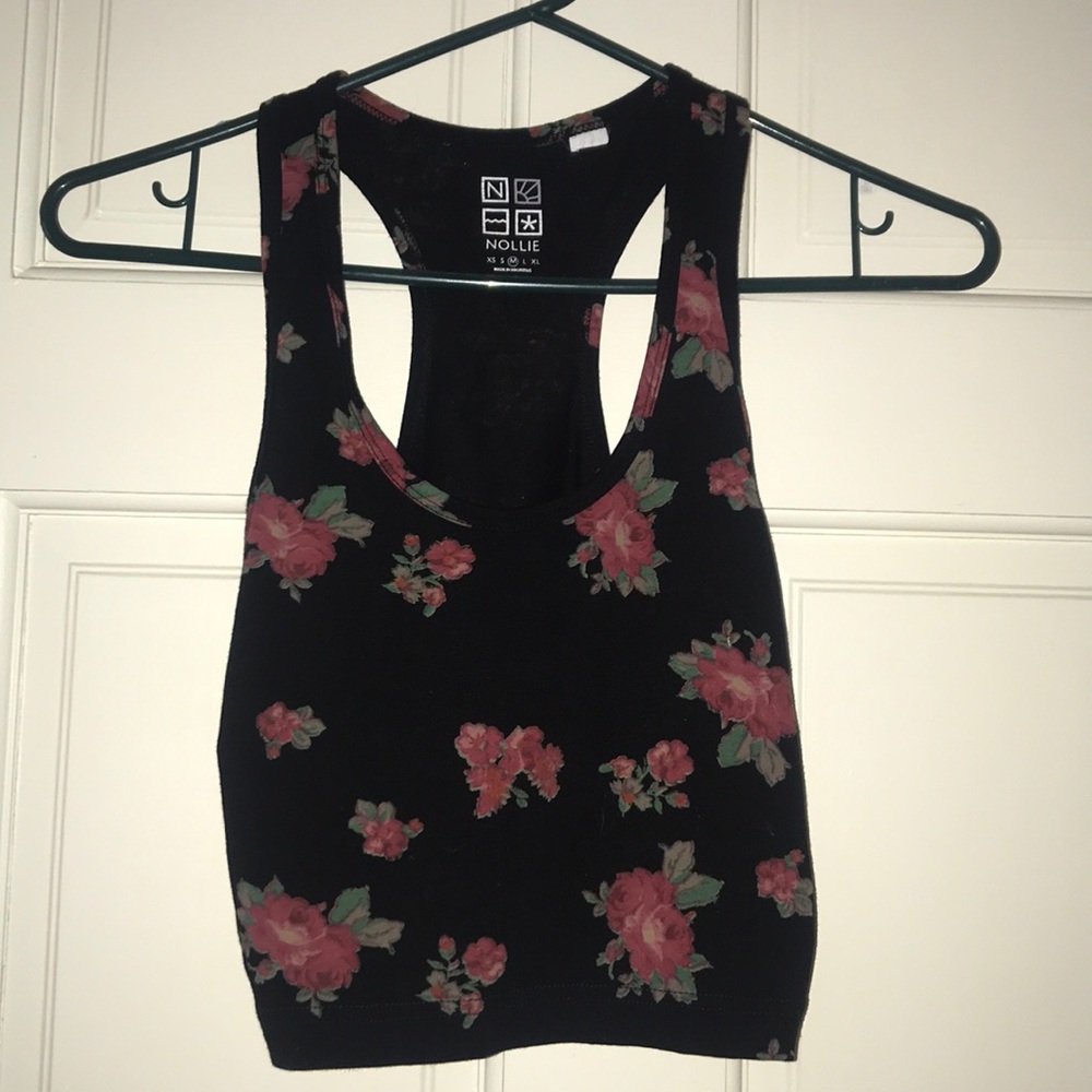 Floral crop top